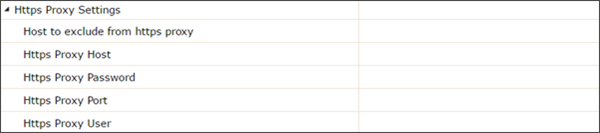 HTTPS Proxy Settings HTTPS Proxy Settings